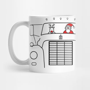 Classic IH Loadstar 1600 truck Christmas special edition Mug